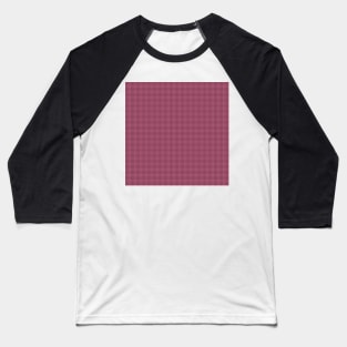 Gingham   by Suzy Hager,       Cade Collection 12,       Shades of Red, Blue and Violet,   Tiny Baseball T-Shirt